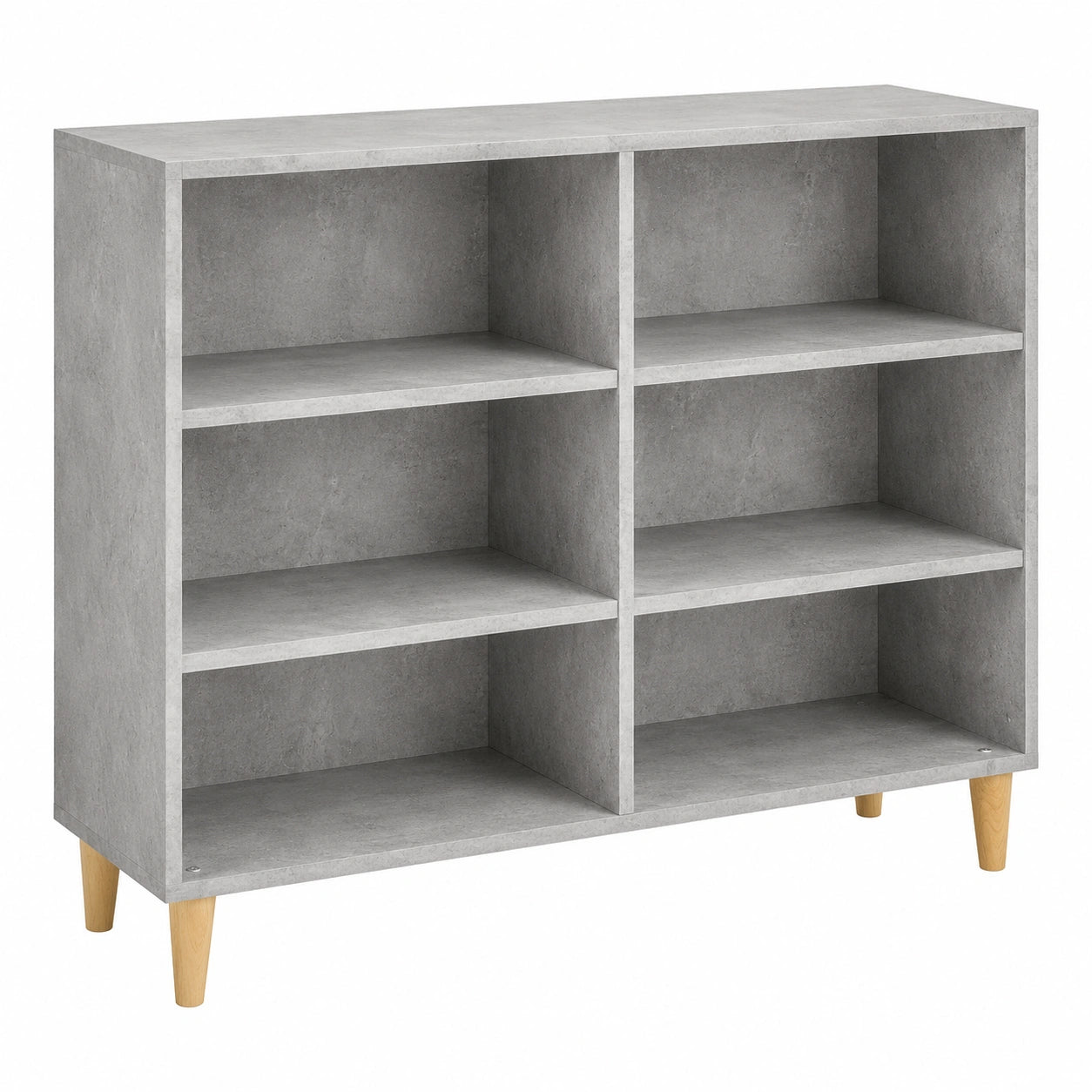 vidaXL Sideboard Kommode Betongrau 103,5x35x70 cm Holz
