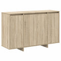 Moderner Stauraum-Sideboard aus Sonoma Eiche, 120x41x75 cm, mit 4 Türen