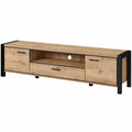 Moderner TV-Schrank ATTIVO 210 cm, Eiche, mit Schublade und Türen