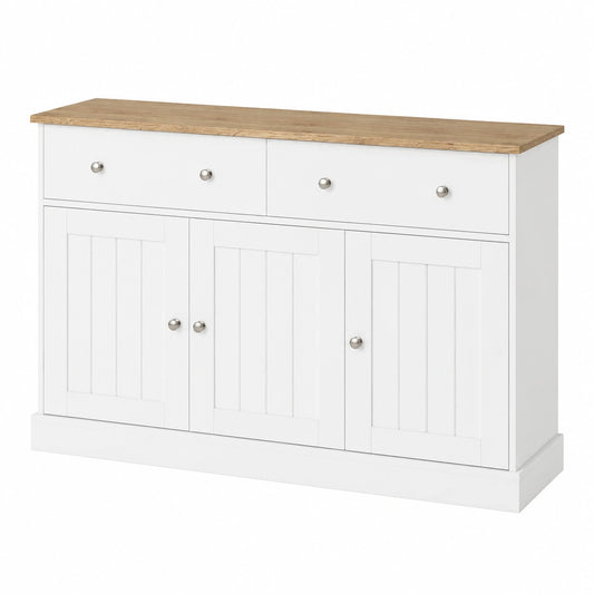KAZZIO Sideboard, Moderner Wohnzimmerschrank mit dekorativer Gravur, Großzügiger Stauraum