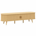 Moderner TV-Schrank Weiß mit Stauraum und Schubladen, 175 cm